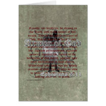 Armor of God, Ephesians 6:10-18, Christian Soldier Greeting Card