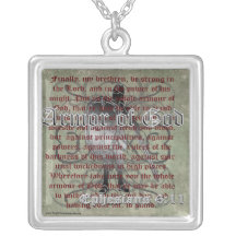 Armor of God, Ephesians 6:10-18, Christian Soldier Pendant