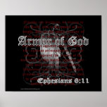 Armor of God Ephesians 6:11 Poster Print posters