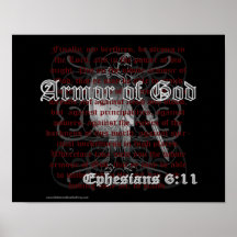 Armor of God Ephesians 6:11 Poster Print