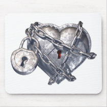 Armored Heart mousepads by wolfmama Armored Heart mousepads