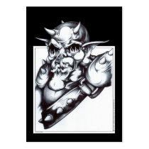 Armored Orc Business Card Templates