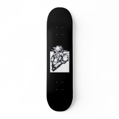 Armored Orc Skate Board Deck by jameskite