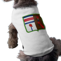 Arms Alajuela, Costa Rica pet clothing by bestflag Arms Alajuela, Costa Rica pet clothing