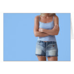 Arms Crossed Greeting Card