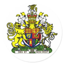 Arms of the Dominion of British West Florida stickers by baronvonservers Arms of the Dominion of British West Florida stickers