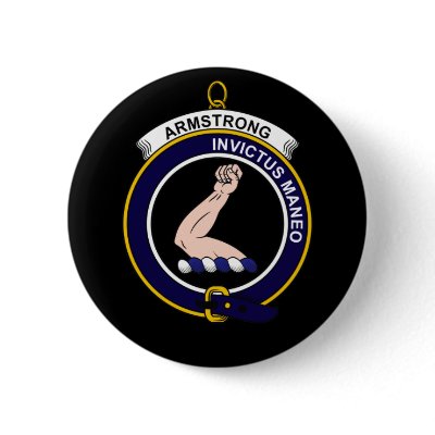 Armstrong - Clan Crest Button by scottishclans