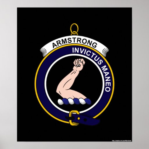 Armstrong Clan Crest Poster Zazzle