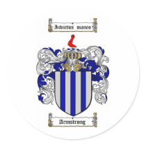 ARMSTRONG FAMILY CREST -  ARMSTRONG COAT OF ARMS stickers