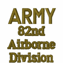 ARMY 82nd Airborne Embroidered JACKET embroidered shirts