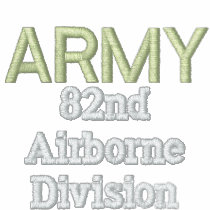 ARMY 82nd Airborne Embroidered JACKET embroidered shirts