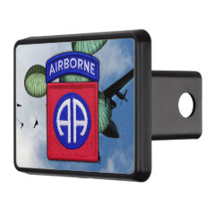 army 82nd airborne nam war veterans vets trailer hitch cover