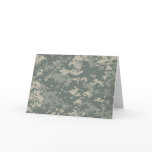 Army ACU Camouflage Greeting Card