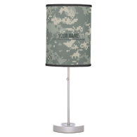 Army ACU Camouflage Customizable Desk Lamps