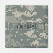 Army ACU Camouflage (Customizable) Refrigerator Magnets