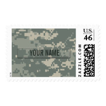 Army ACU Camouflage (Customizable) Stamp