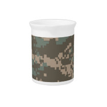Army ACU Camouflage Drink Pitchers