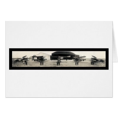 Army Air Core Pilot Seaplane Plane 1927 Cards by lc_panoramicphotos