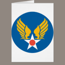 Army Air Corps Shield cards