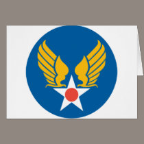 Army Air Corps Shield cards