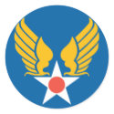 Army Air Corps Shield stickers by jacinto888 Army Air Corps Shield stickers
