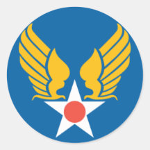 Army Air Corps Shield Stickers