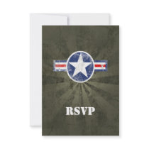 Army Air Corps Vintage Personalized Announcements