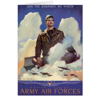 Army Air Forces card