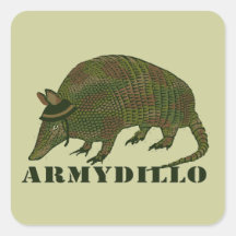 Army Armadillo Item Sticker