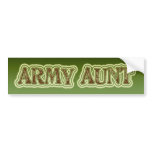 Army Aunt Bumper Stickers