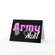 Army Aunt Card