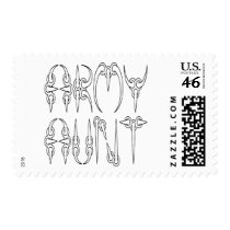 Army Aunt Postage Stamp