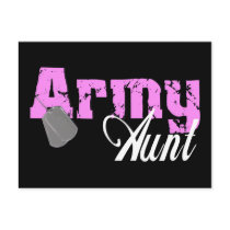Army Aunt Postcard
