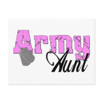 Army Aunt Postcard