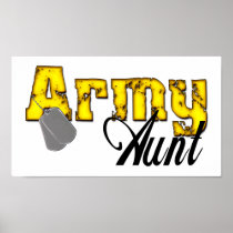 Army Aunt Poster