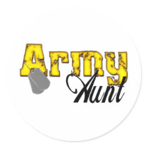 Army Aunt Sticker