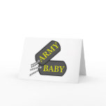 Army Baby cards