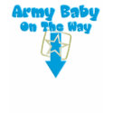 Army Baby On The Way (blue) t-shirts by MilitaryMommyShop Army Baby On The Way (blue) t-shirts