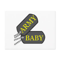 Army Baby Post Card