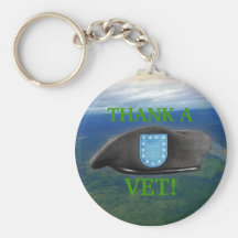 army beret flash vets veterans iraq  Keychain