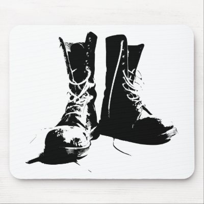 Army Boots Mousemats by HandsomeDevil