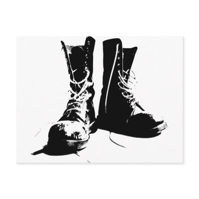 Army Boots Post Cards by HandsomeDevil