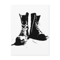 Army Boots Postcards