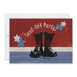 Army Boots Send-Off Party Personalized Invite