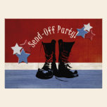 Army Boots Send-Off Party invitations