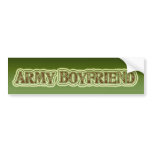 Army Boyfriend Bumper Stickers