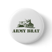 Army Brat Button