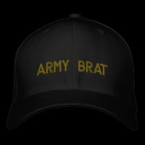 Army Brat Cap embroidered hats
