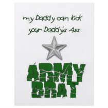 army brat personalized flyer
