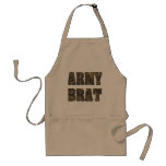 Army Brat in Camouflage Apron